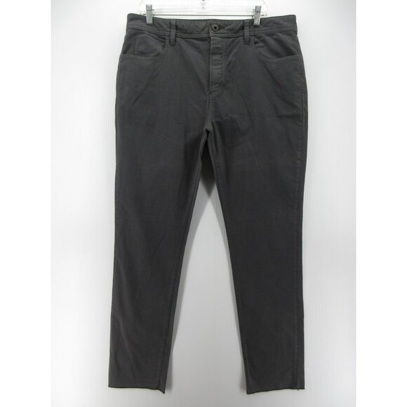 James Perse Jeans 36 Garment Dyed Raw Hem Button Fly 36X33 Brush Twill - Picture 1 of 10